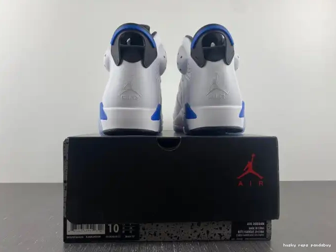 Cheap Husky Jordan Sport (2014) Air 6 Blue Retro 384664-107 0409